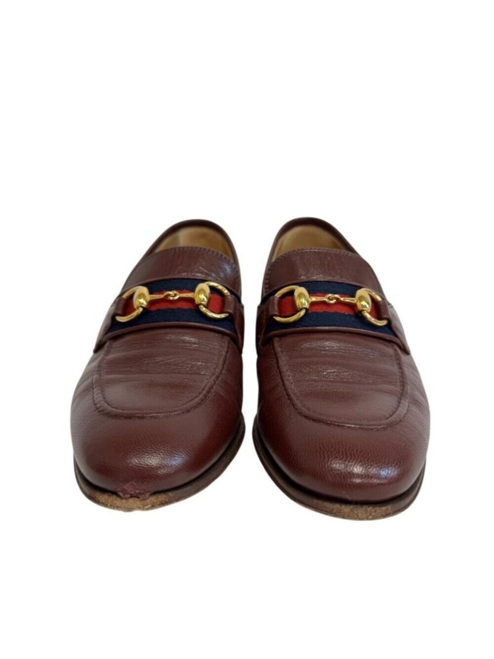 Gucci Horsebit Loafers Leather Red Wine - Picture 2 of 8